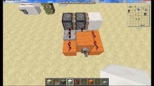 Minecraft: Compact 3x3x2 double extender secret door seamless