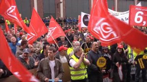 Warnstreik bei Ford in Köln