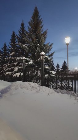 Январский морозный вечер в Каслях