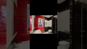 Красная ванная комната, 27 фото ярких акцентов современного дизайна
