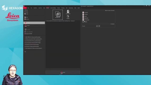 How to Import data from the MS60 Multistation into Leica Cyclone 3DR