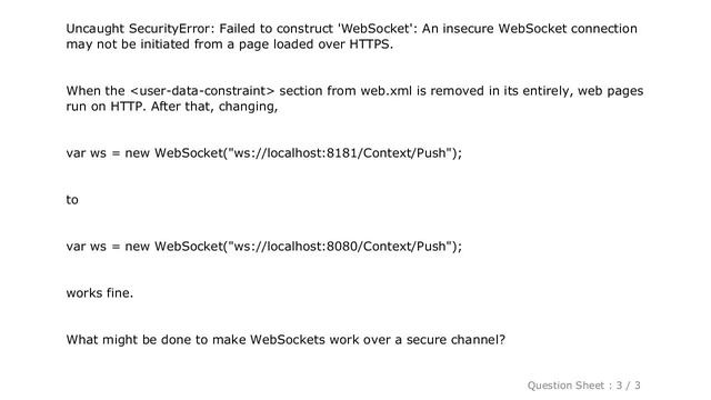 HTML : Uncaught SecurityError: Failed to construct 'WebSocket': An insecure WebSocket connection ma смотреть онлайн
