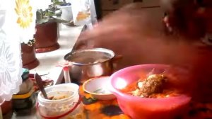 "Морковь по-корейски с грибами."