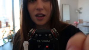 ASMR Tascam Extremely Tingly (my favorite mic for asmr)