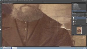 Реставрация фотографий той еще эпохи / восстановления старых фото.