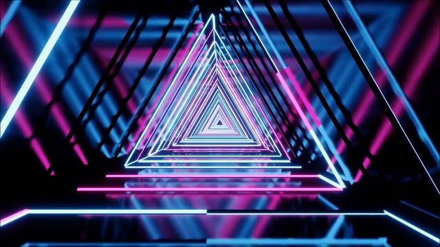 VJ LOOPS NEON - Abstract Background Video 4k - vj loop 4k - Colorful Triangle Background - hd смотреть онлайн