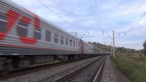 Электровоз ЭП1М-763 с поездом №202 Москва — Адлер