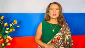 Посольство России в Гане. Песня "Гляжу в озёра синие" ко Дню России.