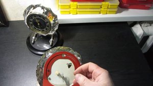 часы Маяк хрустальные