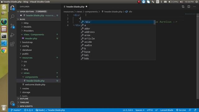 Laravel 8 tutorial # Component