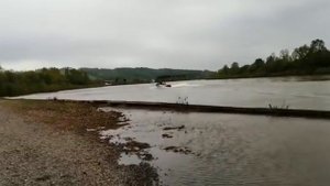 Катер водометный Тундра Бот 520 из ПНД, на тестировании..
