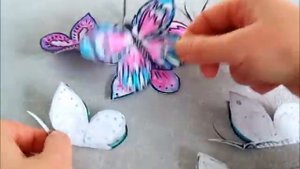 DIY Открытки - Изумительная 3D  открытка с бабочками. МК по созданию открыток из бумаги