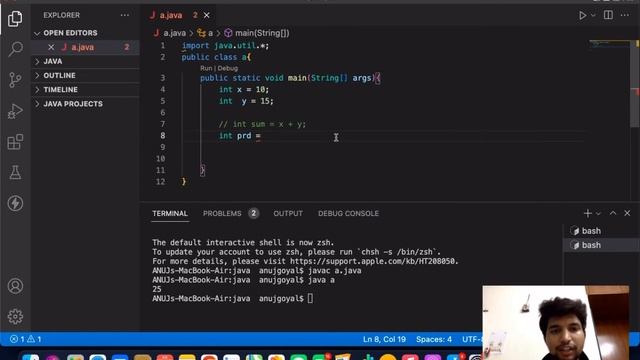 Variables in Java| placement course| Memory map смотреть онлайн