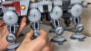 Lego Star Wars Republic Dropship with AT-OT Walker Review (обзор эксклюзива на русском)
