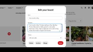 Pinterest Доски. Что написать в описании доски?