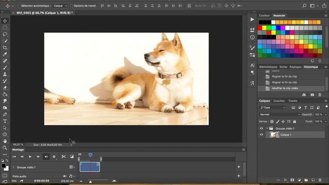 Photoshop : Créer un GIF animé à partir d'une vidéo ! смотреть онлайн
