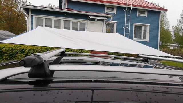 Тент для автомобиля. Установка. смотреть онлайн