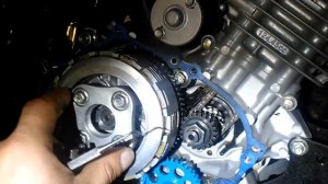 ремонт сцепления на BAJAJ BOXER 125X 5ст. 3ч.