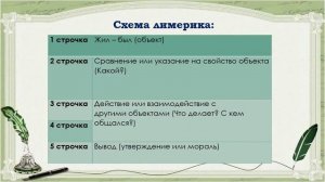 Сочинение лимериков как средство творческого развития детей