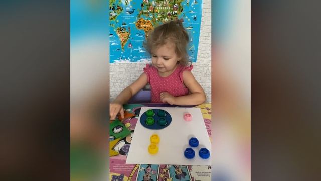 Фигуры/развивашка из подручных средств/крышки от пюре смотреть онлайн