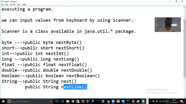 54. Core Java dynamic initialization from keyboard by Manohar Papasani смотреть онлайн