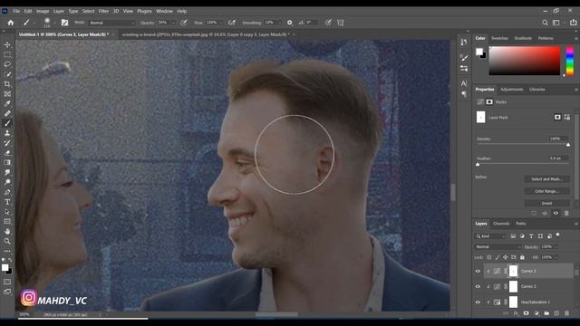 How to blend images and color match | couple on street | photoshop tutorial смотреть онлайн