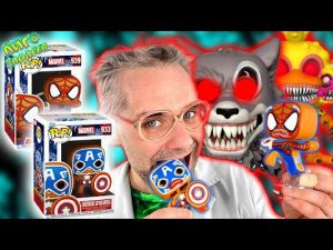 АНИМАТРОНИКИ FNAF FUNKO POP VS МСТИТЕЛИ ПРЯНИКИ! ДОКТОР ЗЛЮ, ЧЕЛОВЕК-ПАУК И КАПИТАН АМЕРИКА - ОБЗОР!