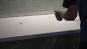 Востановление столешницы эпоксидной смолой "Fast Surface" от компании "Дизайн лига"
