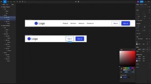 How to Design Responsive Header Navigation in Figma - Autolayout #figma  #config2023