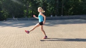 Специальные беговые упражнения (СБУ). Бег на прямых ногах