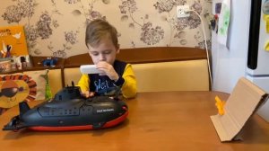 ЛЕВА ИСПЫТЫВАЕТ ПОДВОДНУЮ ЛОДКУ "ИЛЬЯ МУРОМЕЦ" СПРАВИТСЯ ЛИ ОНА???