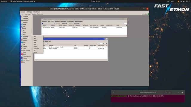 Integration between DDoS sensor FastNetMon and Mikrotik via BGP смотреть онлайн