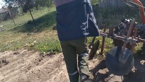 слепое окучивание картофеля