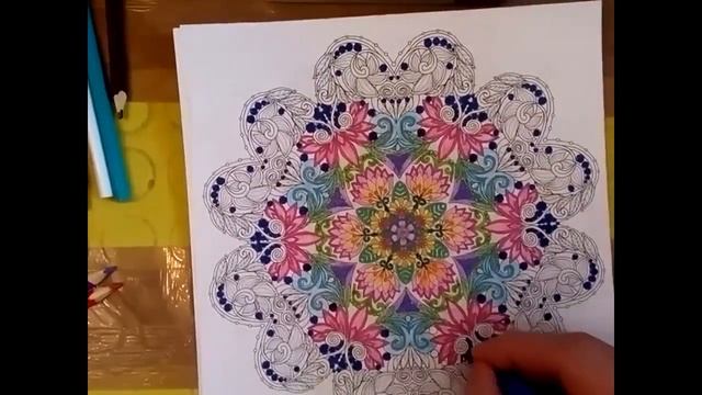 мандала4 +Антистресс+разукрашки разукрашки+мастер класс+抗压+Razukrashki+主流的