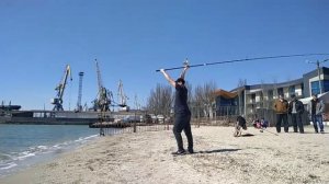Дальний заброс во всей красе.