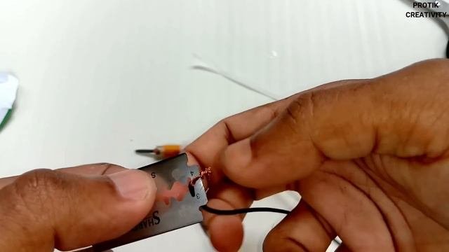 How To Make Simple Pencil Welding Machine At Home With Blade | Diy 12V Welding Machine