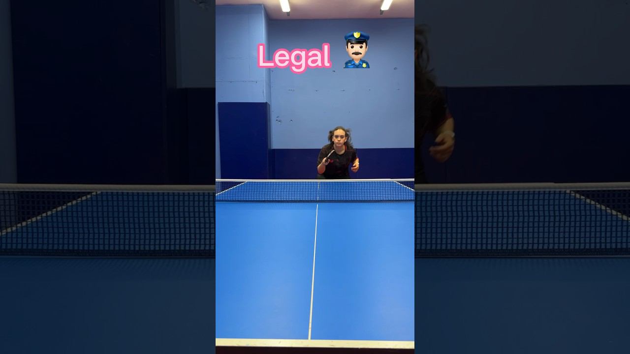 Legal and Illegal serve #tabletennis смотреть онлайн