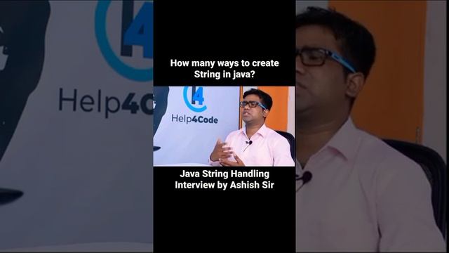 How many ways to create String in java? by Ashish Sir | #javainterviewquestionsandanswers #strings смотреть онлайн