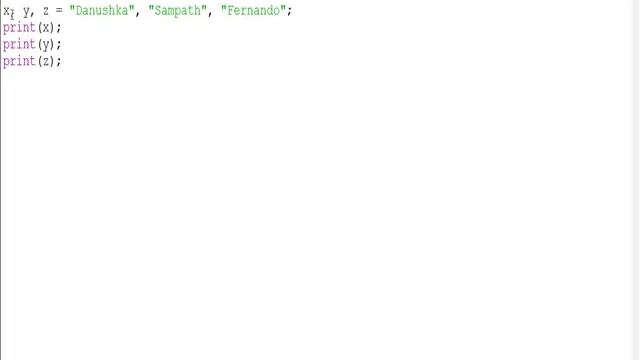 Python in Sinhala Session 14 Assigning multiple values to variables смотреть онлайн