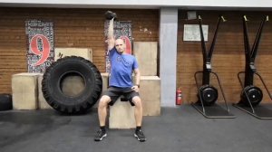 Жим гантели сидя