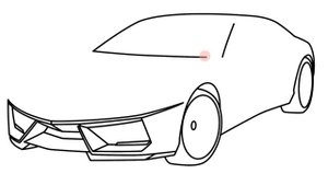 How to draw Lamborghini Estoque - Как нарисовать Ламборджини
