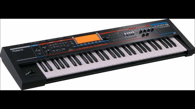 new sounds from Roland Juno G and filters and releece time knob! смотреть онлайн