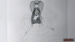 Nagin Drawing ll Nagin title song ll Hina khan nagin 5 ll nagin sketch ll Nagin 5 ll