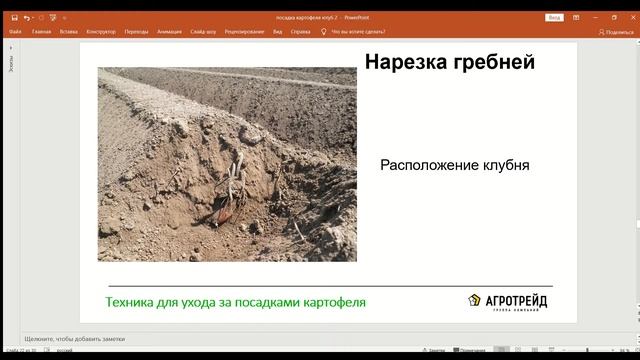 Техника и технологии  Влияние на качество картофеля  Нарезка гребней