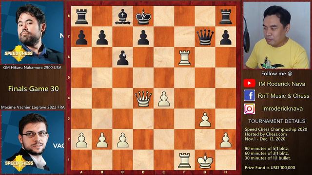 3 Pieces ang Sinacrifice?? Edi Wow! || GM MVL vs. GM Nakamura || Speed Chess Finals 2020 Game 30 смотреть онлайн
