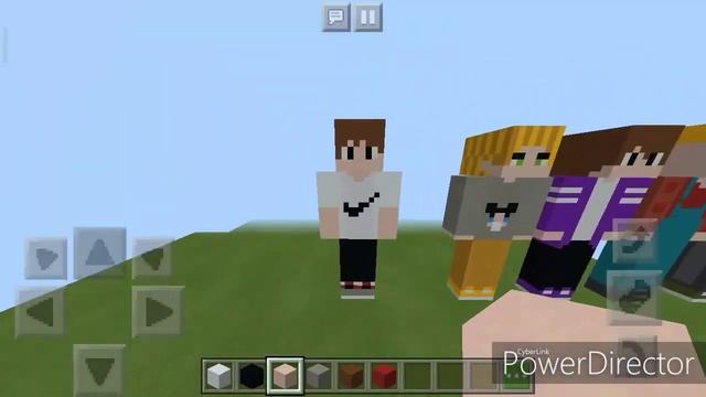 Построил скин Седжо в майнкрафте пе на телефоне смотреть онлайн