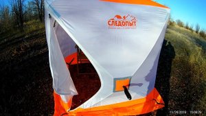 Зимняя палатка куб Следопыт 1,5х1,5 PF-TW-09