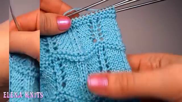 Ажурные митенки спицами Вязание спицами смотреть онлайн