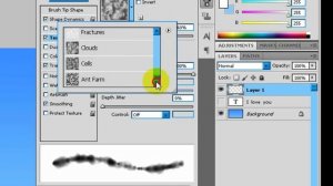 Как сделать текст из облаков в photoshop