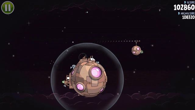 Angry Birds Space Beta Prototype Brass Hogs All Mirror levels (player00713) смотреть онлайн